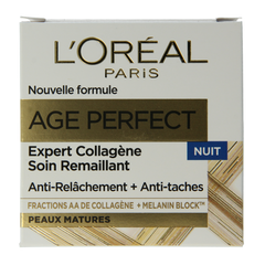 L'Oreal Paris Age perfect nachtcreme pot 50.00 Milliliter