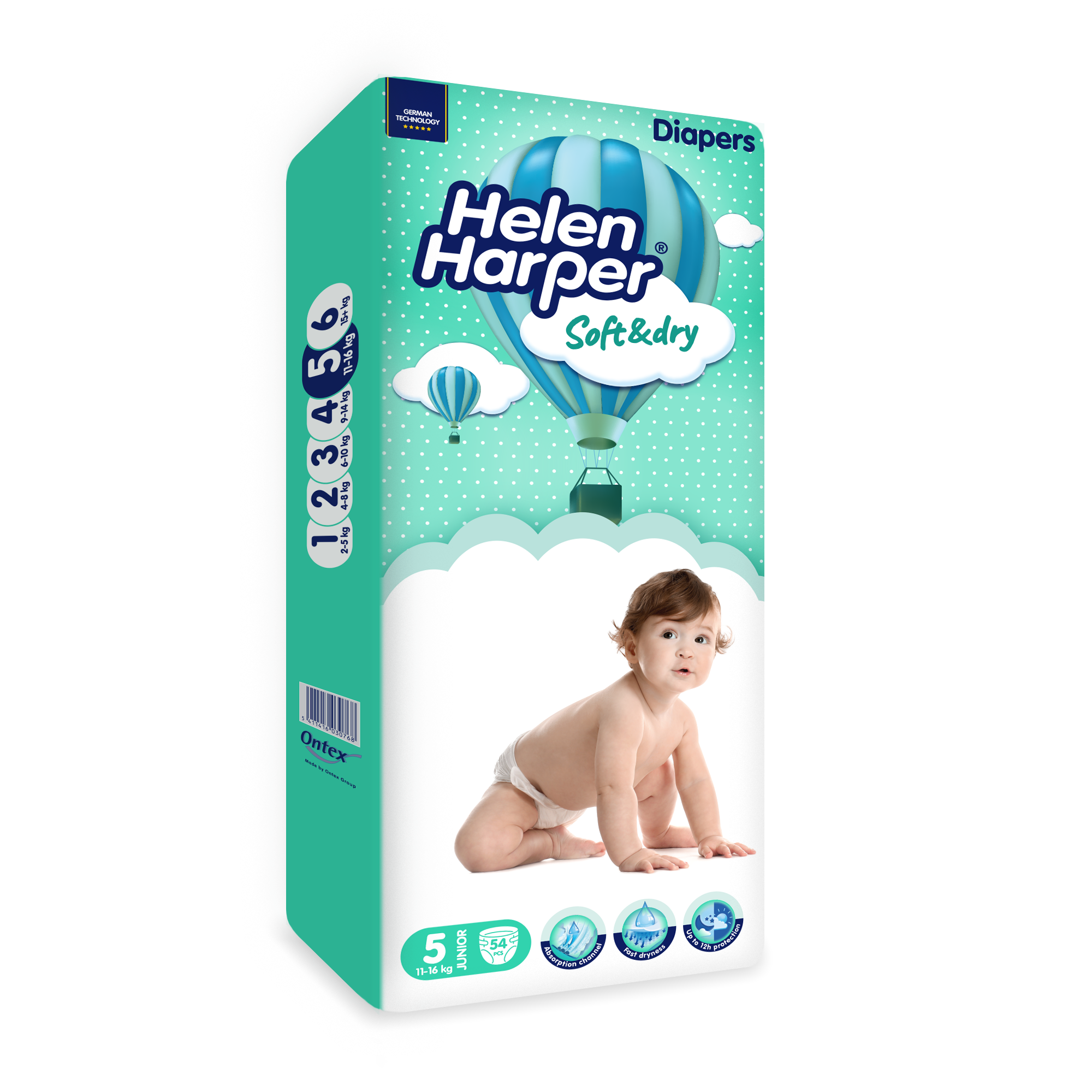 Helen Harper Babyluiers junior 54 Stuks