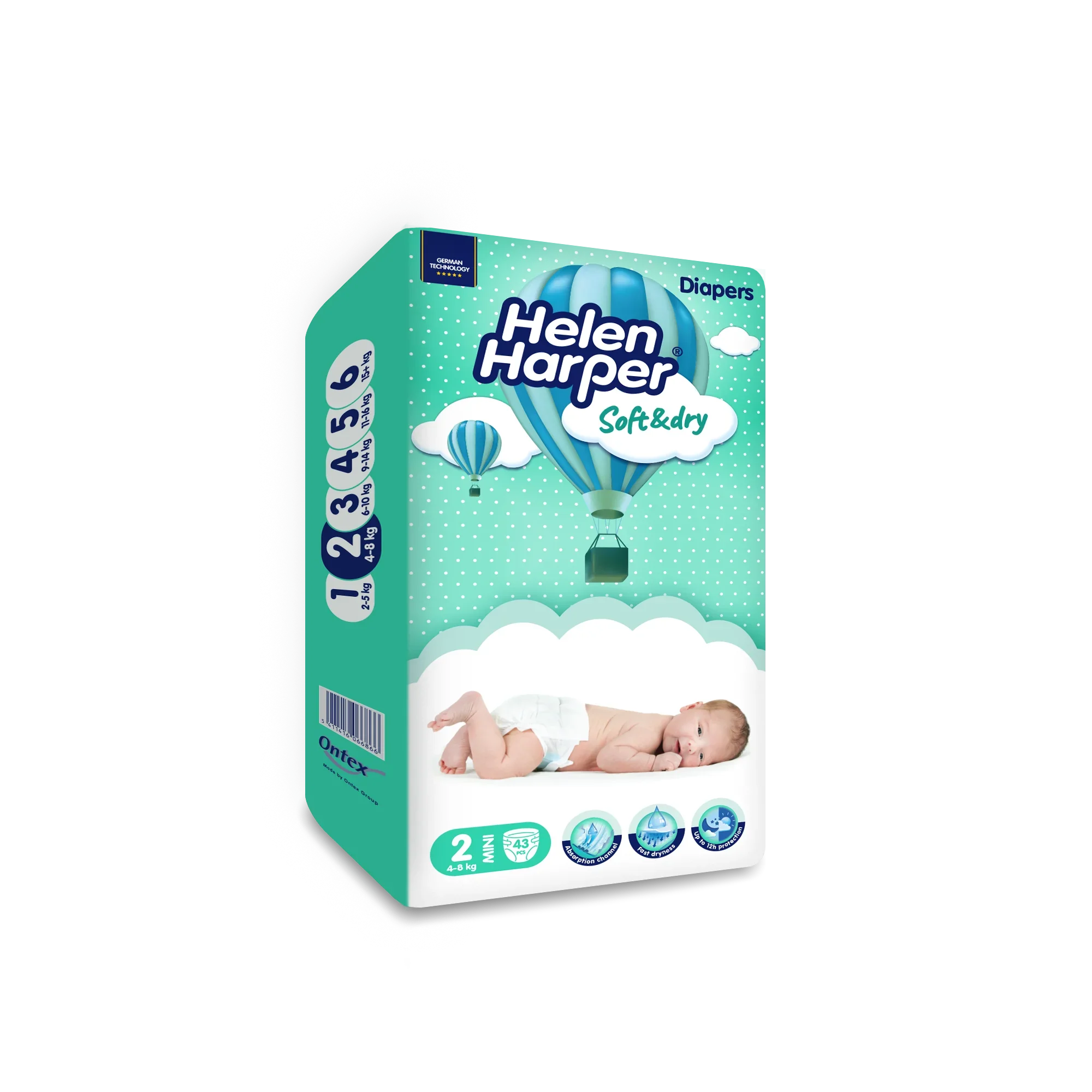 Helen Harper Babyluiers mini 43 Stuks