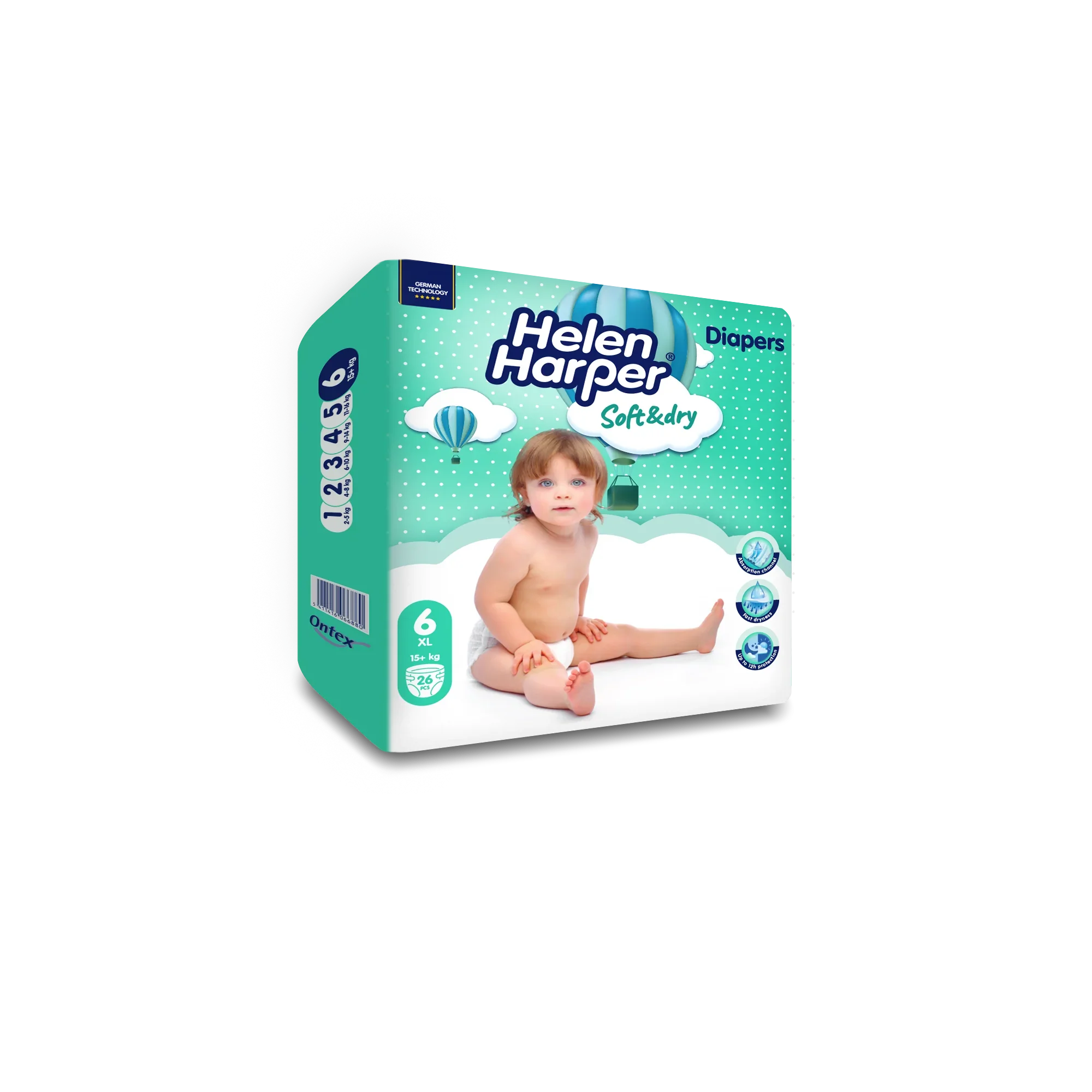 Helen Harper Babyluiers maat XL 26 Stuks