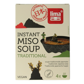 Lima Instant miso soep 4 x 10 gram 40 Gram