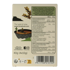 Lima Instant miso soep 4 x 10 gram 40 Gram