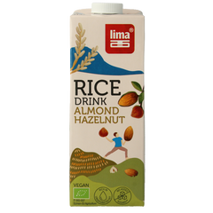 Lima Rice drink hazelnoot amandel bio 1.00 Liter