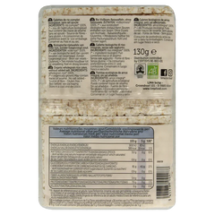 Lima Rijstwafels zonder zout dun recht bio 130 Gram