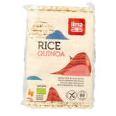 Lima Rijstwafels recht dun quinoa bio 130 Gram