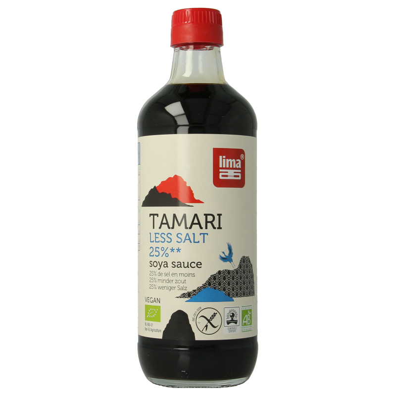 Lima Tamari 25% minder zout bio 500.00 Milliliter