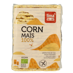 Lima Maiswafels dun rechthoek bio 140 Gram