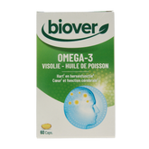 Biover Omega 3 visolie 60.00 Capsules