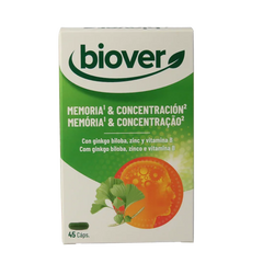 Biover Geheugen & concentratie 45 Capsules