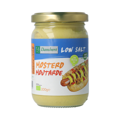 Damhert Mosterd natriumarm glutenvrij bio 200.00 Gram