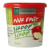 Damhert Puur fruit siroop appelen en peren 450 Gram