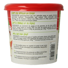 Damhert Puur fruit siroop appelen en peren 450 Gram