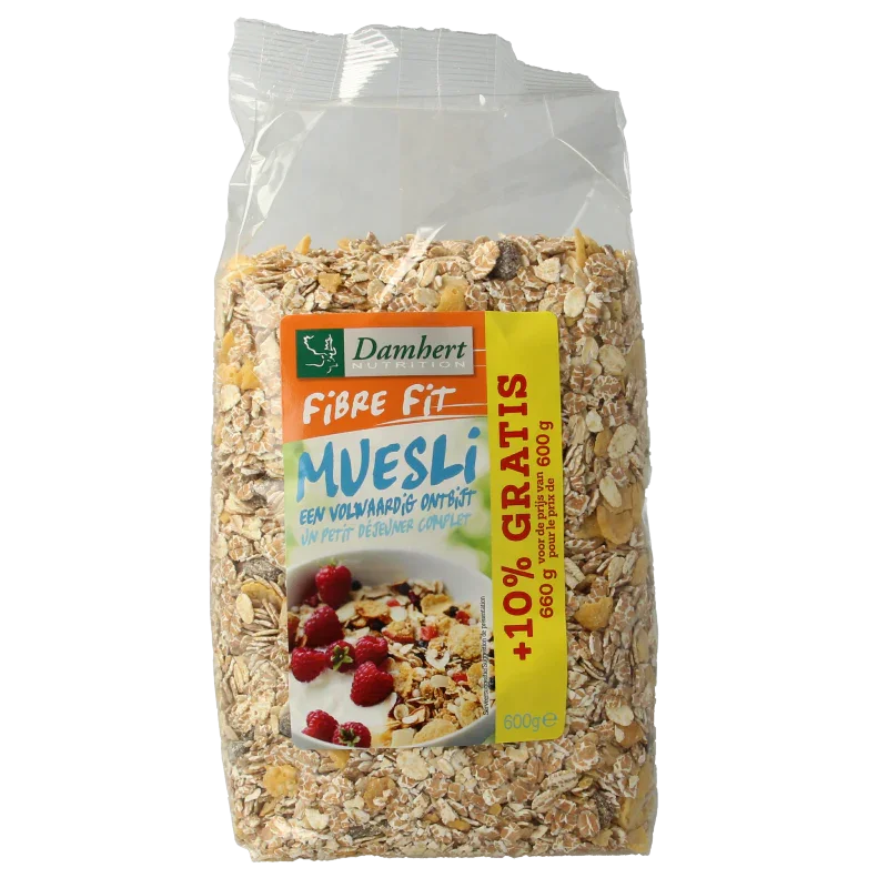 Damhert Fibre fit muesli 600 Gram
