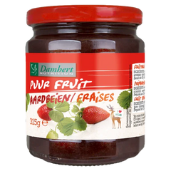 Damhert Puur fruit confituur aardbei 315 Gram