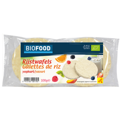 Damhert Rijstwafels yoghurt bio 100 Gram