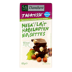 Damhert Chocoladetablet noten minder suikers 85 Gram