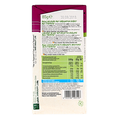 Damhert Chocoladetablet noten minder suikers 85 Gram