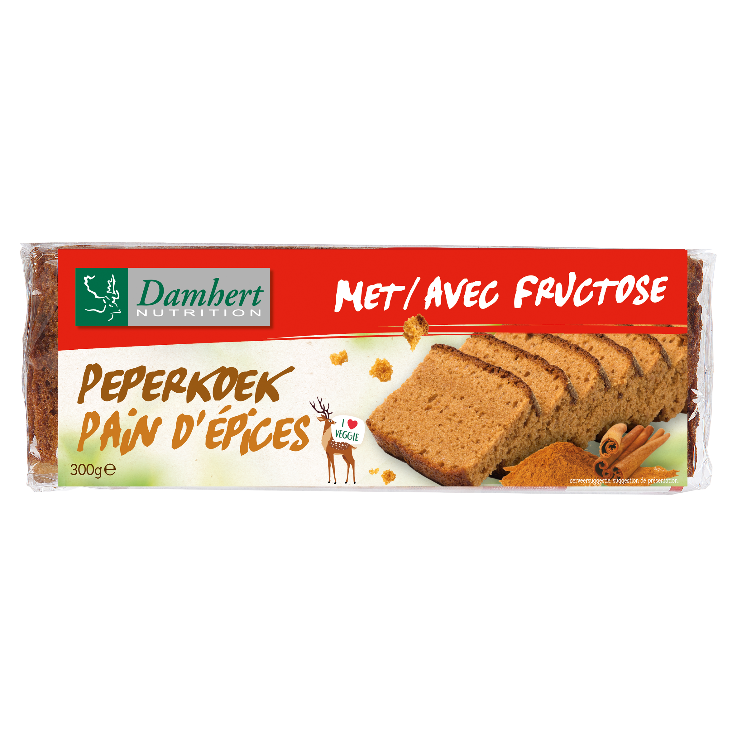 Damhert Peperkoek 300.00 Gram