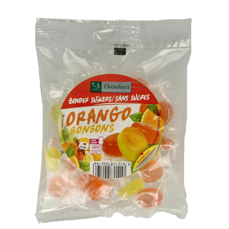 Damhert Orango bonbons 75 Gram