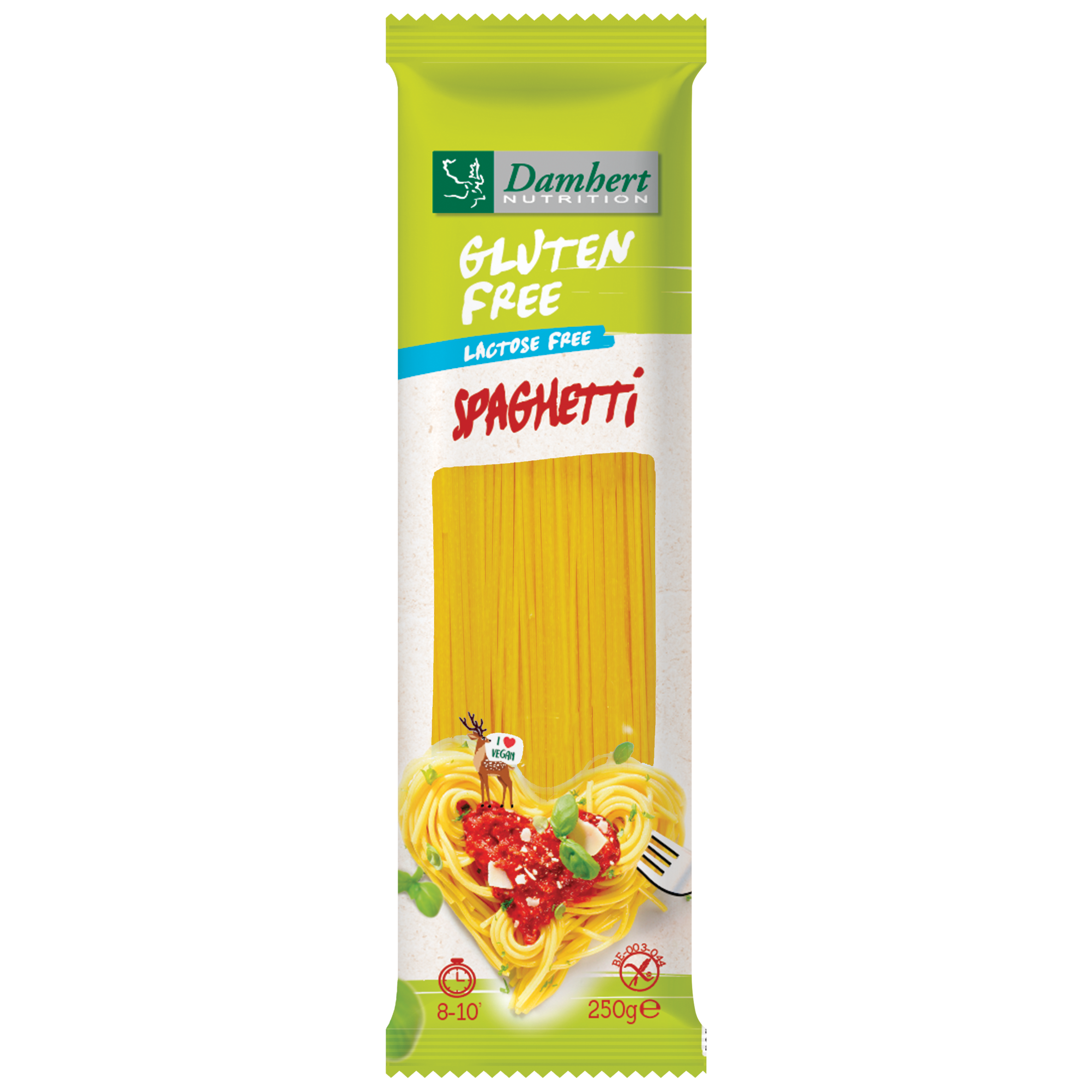 Damhert Pasta spaghetti glutenvrij 250 Gram