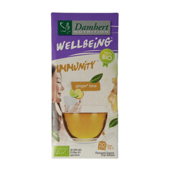Damhert Tea time gember limoenthee bio 20.00 Zakjes