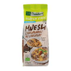 Damhert Muesli chocolade glutenvrij bio 175 Gram