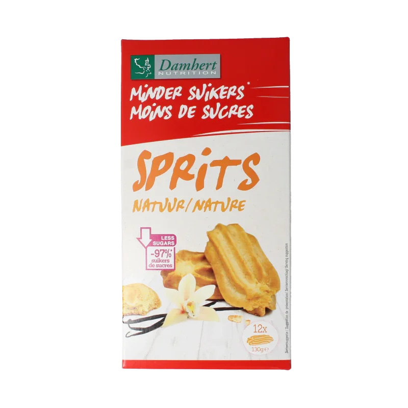 Damhert Sprits natuur 130 Gram