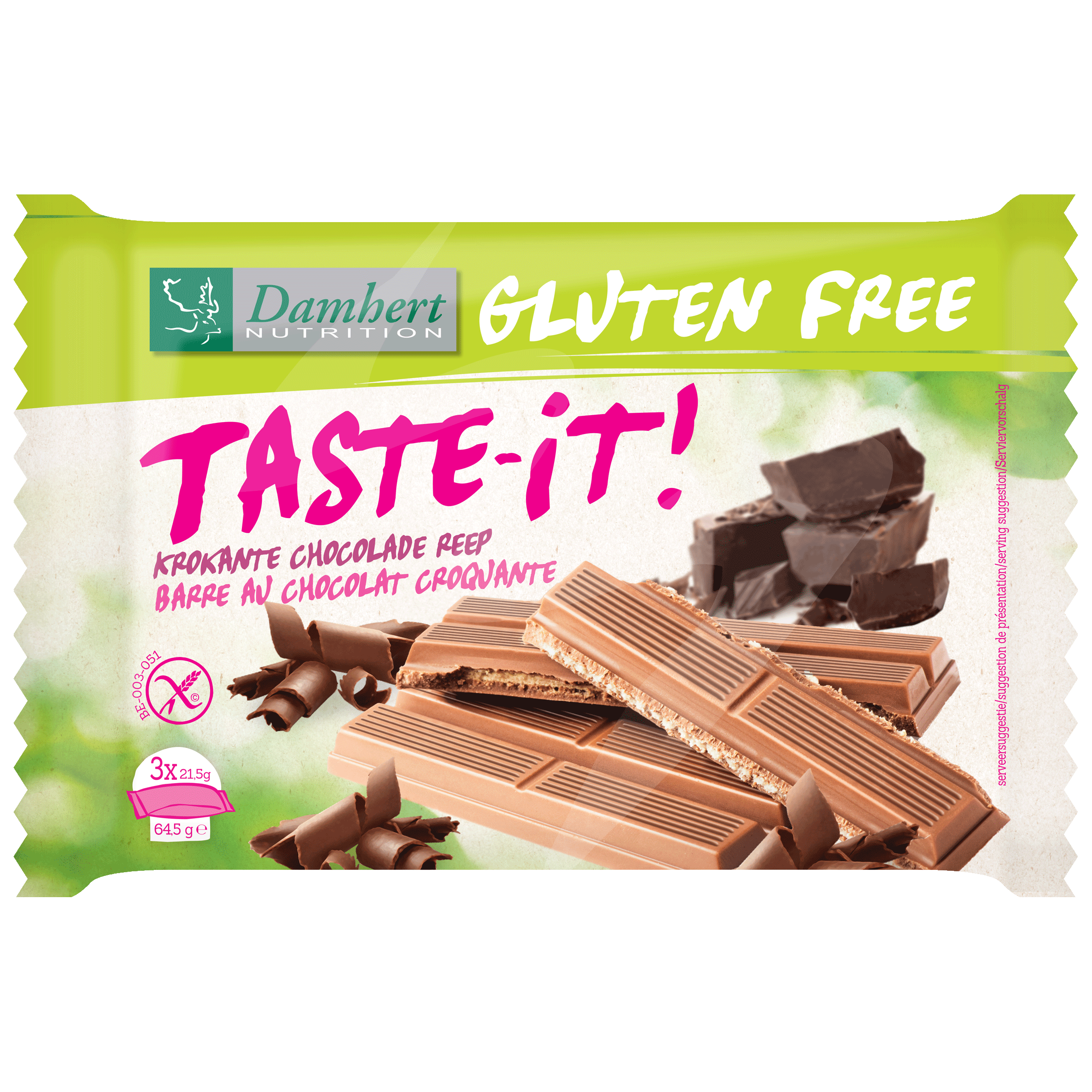 Damhert Taste-it snack 3 stuks 64.50 Gram