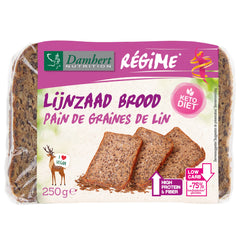 Damhert Pane di semi di lino low carb 250 Gram