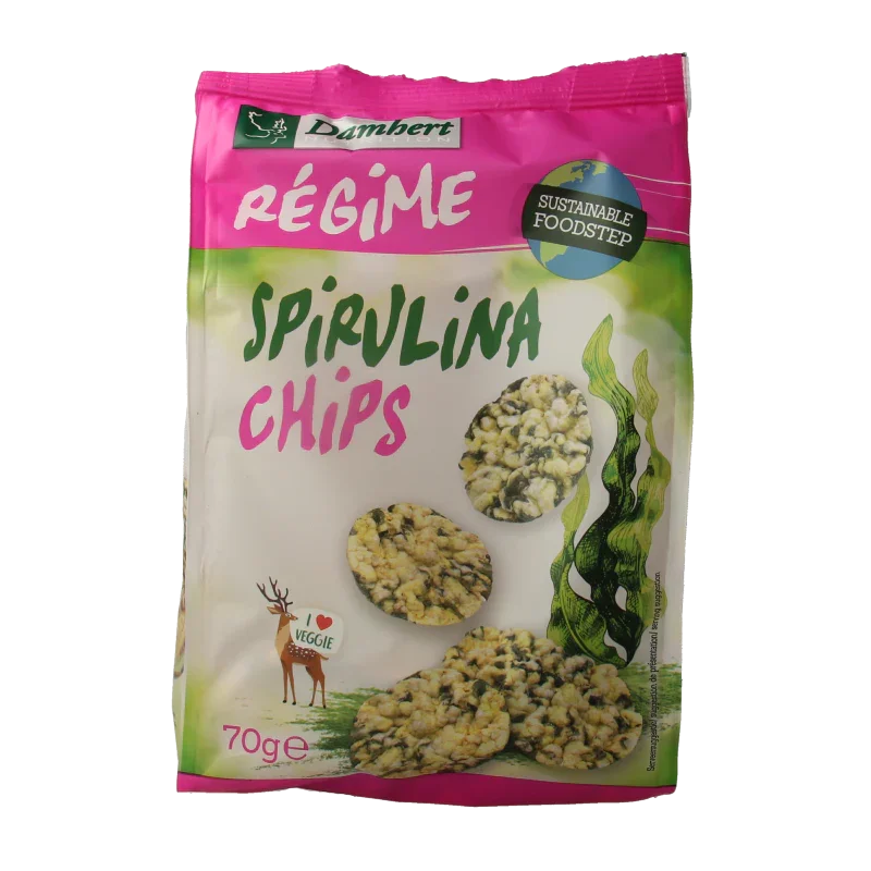 Damhert Spirulina chips 70 Gram