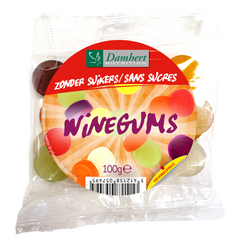 Damhert Winegums suikervrij 100.00 Gram