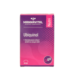 Mannavital Ubiquinol co-enzym Q10 60 Capsules