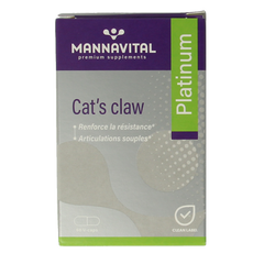 Mannavital Cat's claw platinum 60.00 Capsules