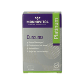 Mannavital Curcuma platinum 60.00 Vegetarische capsules