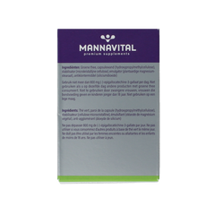 Mannavital Green tea platinum 60.00 Vegetarische capsules