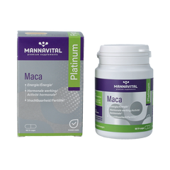 Mannavital Maca platinum 60 Vegetarische capsules