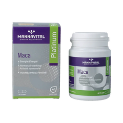 Mannavital Maca platinum 60 Vegetarische capsules