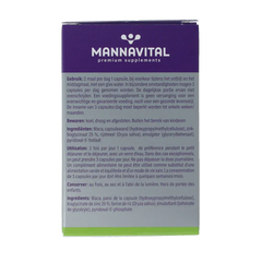 Mannavital Maca platinum 60 Vegetarische capsules