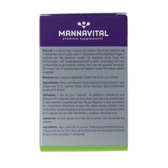 Mannavital Maca platinum 60.00 Vegetarische capsules