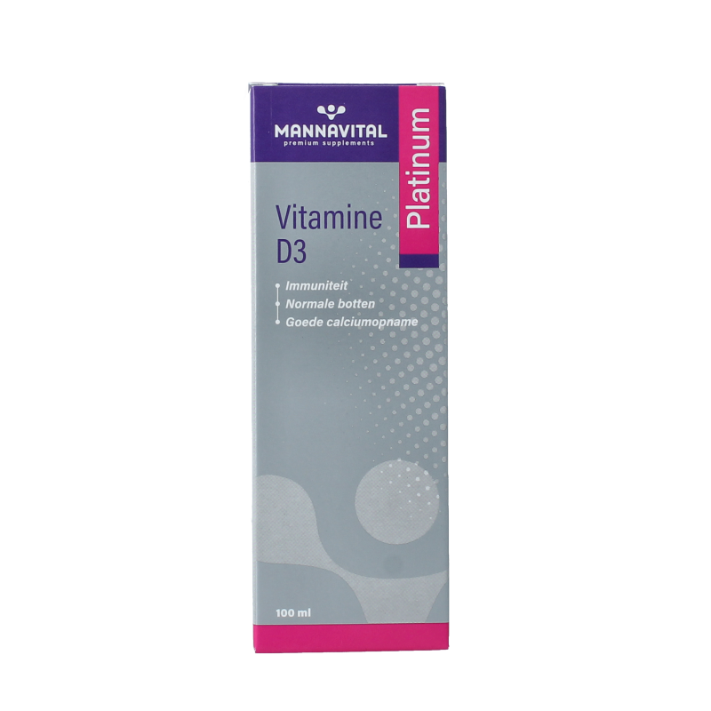 Mannavital Vitamine D3 platinum 100 Milliliter