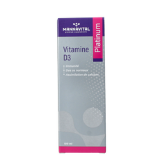 Mannavital Vitamine D3 platinum 100 Milliliter