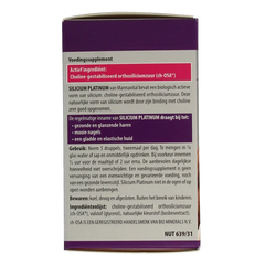 Mannavital Silicium platinum 30 Milliliter