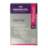 Mannavital IJzer platinum 60 Vegetarische capsules