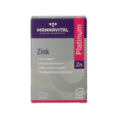 Mannavital Zink platinum 60 Vegetarische capsules