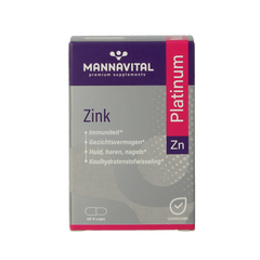 Mannavital Zink platinum 60 Vegetarische capsules