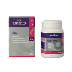 Mannavital Zink platinum 60 Vegetarische capsules