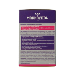 Mannavital Zink platinum 60 Vegetarische capsules