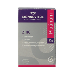 Mannavital Zink platinum 60 Vegetarische capsules