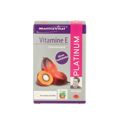 Mannavital Vitamine E platinum 60 Vegetarische capsules