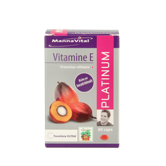 Mannavital Vitamine E platinum 60.00 Vegetarische capsules